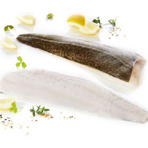 Kabeljauwzijde zeegevroren met huid plaatje 6,81 kg
